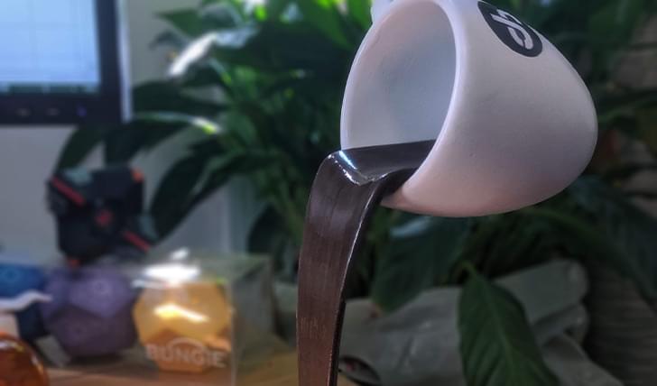 2019 winner — 3D-printed frozen coffee pour from the JG mug